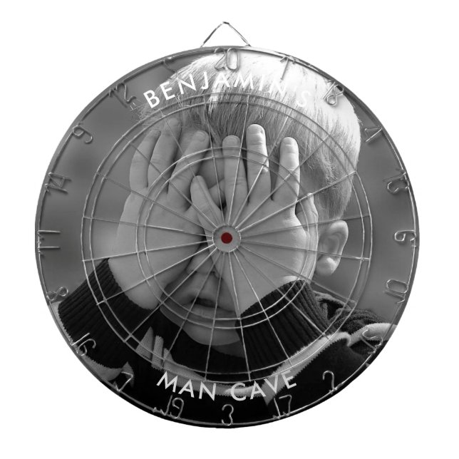 Anpassningsbar Photo Personlig Dart Board Darttavla (Framsidan)