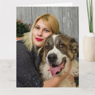 Anpassningsbar Photo Personlig Dubbla Bild Kort