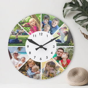 Anpassningsbar Photo Personlig Family Children Fri Rund Klocka