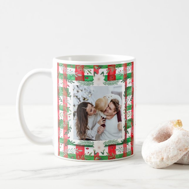 Anpassningsbar Photo Personlig Family Namn Kaffemugg (Med munk)