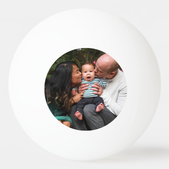 Anpassningsbar Photo Personlig Family Pingisboll (Framsidan)