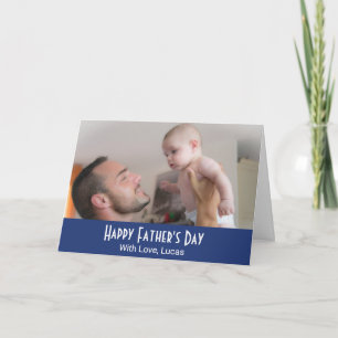 Anpassningsbar Photo Personlig Fars dag-kort Kort