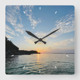 Anpassningsbar Photo Personlig Fyrkantig Klocka