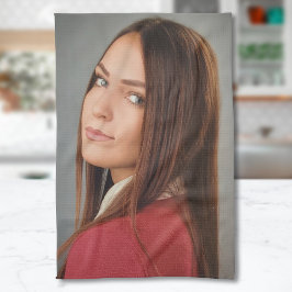 Anpassningsbar Photo Personlig Kökshandduk