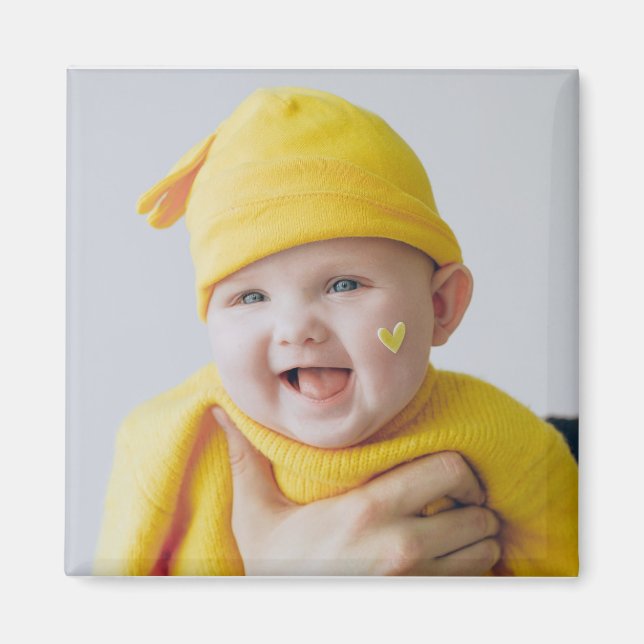 Anpassningsbar Photo Personlig Magnet (Framsidan)