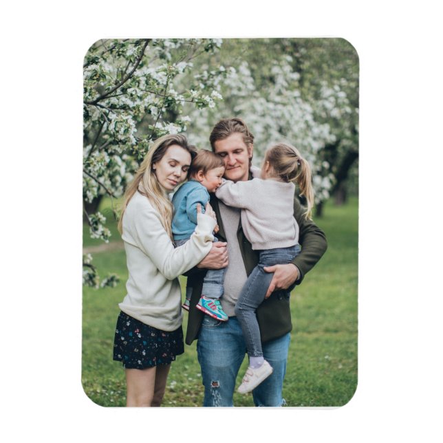 Anpassningsbar Photo Personlig Magnet (Vertikal)