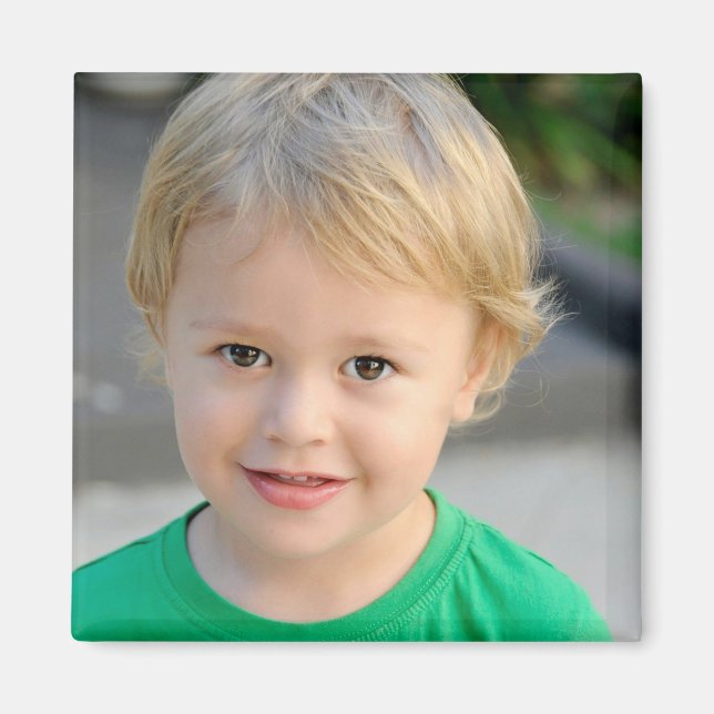 Anpassningsbar Photo Personlig Magnet (Framsidan)