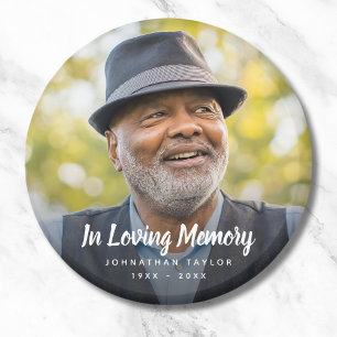 Anpassningsbar Photo Personlig Memorial Tribute Fu Magnet