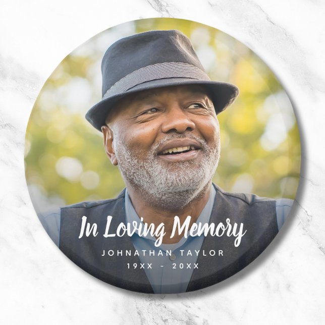 Anpassningsbar Photo Personlig Memorial Tribute Fu Magnet (Photo Memorial Magnet)
