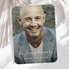 Anpassningsbar Photo Personlig Memorial Tribute Fu Magnet