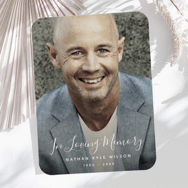 Anpassningsbar Photo Personlig Memorial Tribute Fu Magnet (Photo Memorial Magnet)