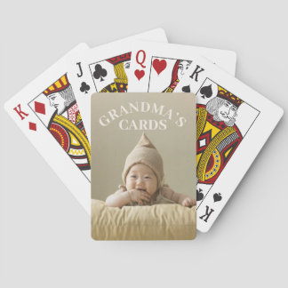 Anpassningsbar Photo Personlig Namn| Dina kort Casinokort