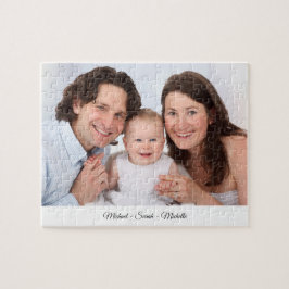 Anpassningsbar Photo Personlig Namn Jigszawa Puzzl Pussel