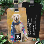 Anpassningsbar Photo Pet Hund älskare Personlig Mo Bagagebricka<br><div class="desc">Ge dig på dina resor med en aning personlighet och en antydan om stollig med vårt moderna Photo Luggage Tag designat, särskilt för hundälskare. Oavsett om du lämnar av på ett företag i resa eller går ut på semester i äventyr, säkerställer den här bagagemaggen att dina tillhörigheter är både identifierbara...</div>