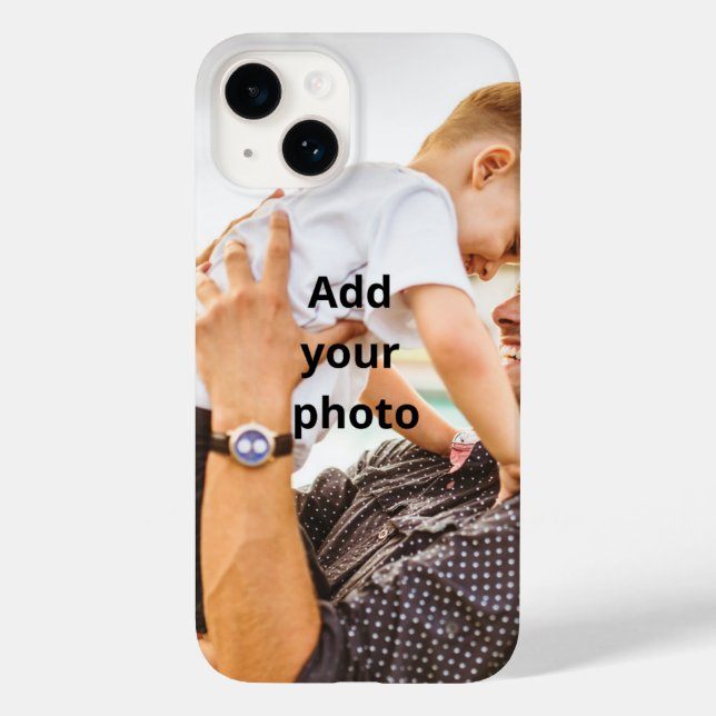 Anpassningsbar Photo Phone case-iPhone 14 fodral (Baksida)