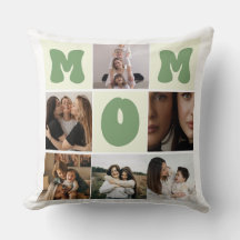 Anpassningsbar Photo Pillow for Mamma - lägg till 