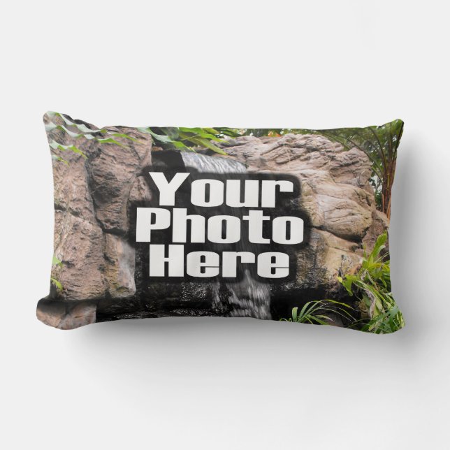 Anpassningsbar Photo Pillow Lumbarkudde (Framsida)