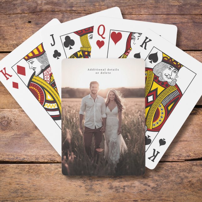 Anpassningsbar Photo Play Cards Personlig Gift Ide Casinokort (Skapare uppladdad)