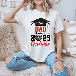 Anpassningsbar Photo Proud Student Family 2025-pre T Shirt