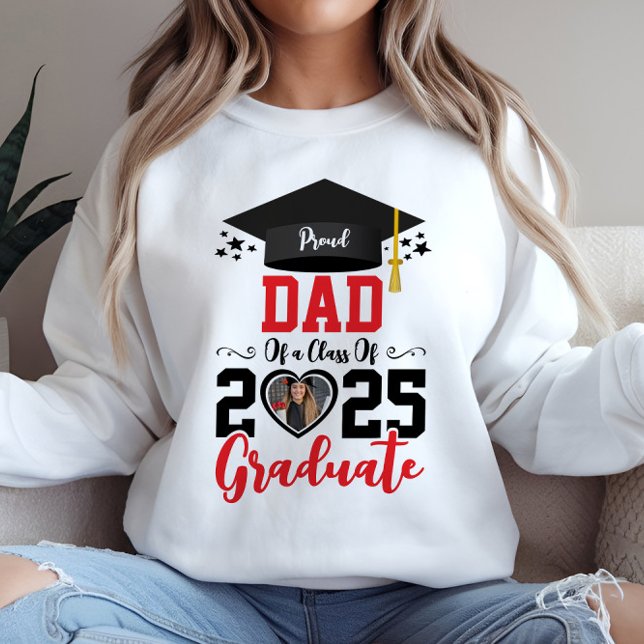 Anpassningsbar Photo Proud Student Family 2025-pre T Shirt (Skapare uppladdad)