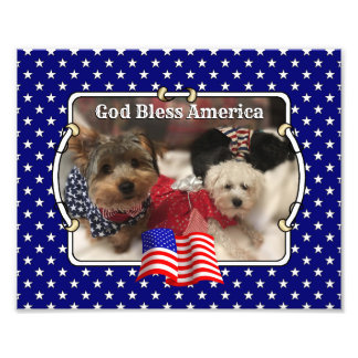 Anpassningsbar Photo Ram USA Amerikanska Flagga Pa Fototryck