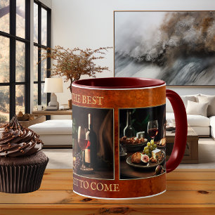 Anpassningsbar Photo Roligt Vin Tema Mugg
