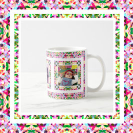 Anpassningsbar Photo Rosa Grönt Mor's Day Morsa Ke Kaffemugg