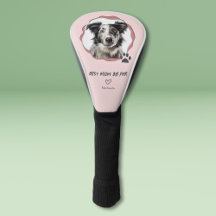Anpassningsbar Photo Rosa Hund Best Mamma efter Pa
