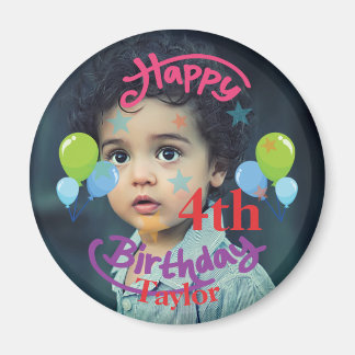 Anpassningsbar Photo Round Magnet
