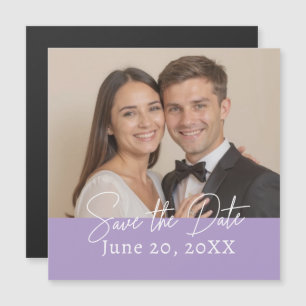 Anpassningsbar Photo Save Date Modern Script