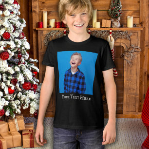 Anpassningsbar Photo Shirt, Personlig Kids Shirt T