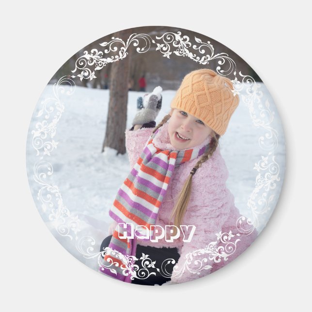 Anpassningsbar Photo Skapar din egen | Magnet (Framsidan)