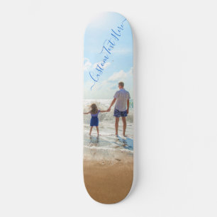 Anpassningsbar Photo Skateboard ger foton och text