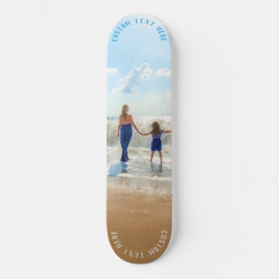Anpassningsbar Photo Skateboard ger foton och text