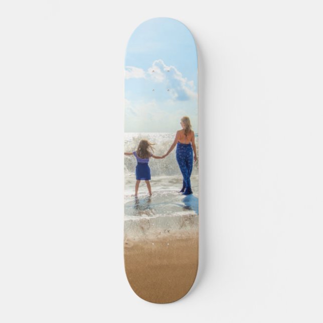Anpassningsbar Photo Skateboard Gift med foton (Framsida)