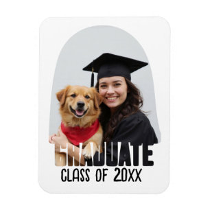 Anpassningsbar Photo Student Arch Studenten Gift Magnet