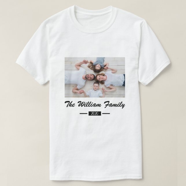 Anpassningsbar Photo T Shirt (Design framsida)