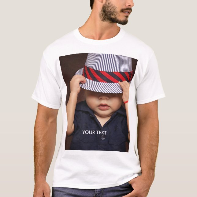 Anpassningsbar Photo T Shirt (Framsida)