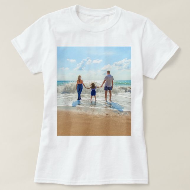 Anpassningsbar Photo T-Shirt - din egen design - s (Design framsida)
