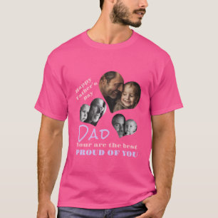 Anpassningsbar Photo T-Shirt for Pappa Far's Day G