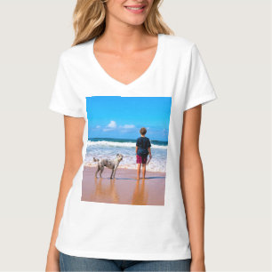 Anpassningsbar Photo T-Shirt med dina favoritfoton