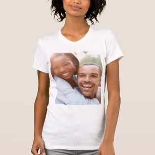 Anpassningsbar Photo T-Shirt med dina foton
