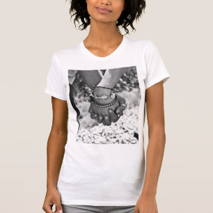 Anpassningsbar Photo T-Shirt med text - Kärlek