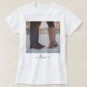 Anpassningsbar Photo T-Shirt Your Romantic Photos