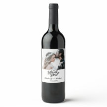 Anpassningsbar Photo Tack Bröllop