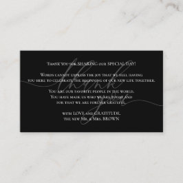 Anpassningsbar Photo Tack för delning av svart brö Tilläggskort