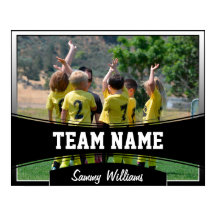 Anpassningsbar Photo, Team Namn och Player Namn Sp