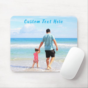 Anpassningsbar Photo Text Mouse Pad Your Family Ph Musmatta