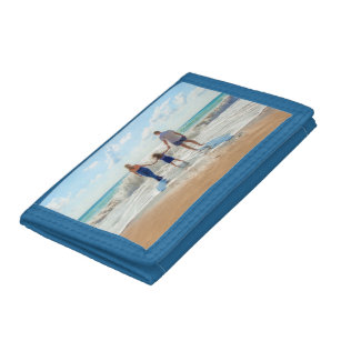Anpassningsbar Photo Trifold Wallet Gift med foton