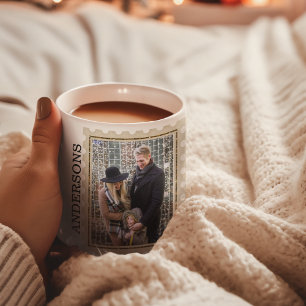 Anpassningsbar Photo Trio Collage Kaffemugg